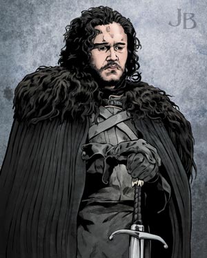 Kit Harington as Jon Snow, 'Game of Thrones'